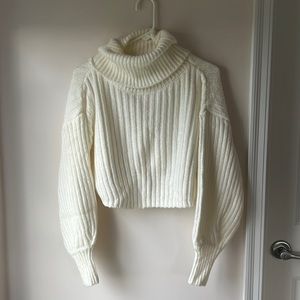 Urban Outfitters Cropped Turtleneck Sweater